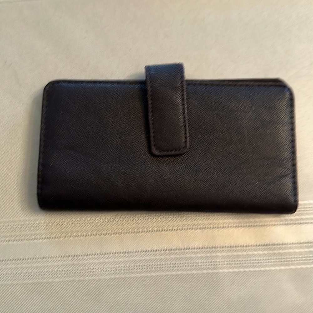 Dark grey card holder/wallet